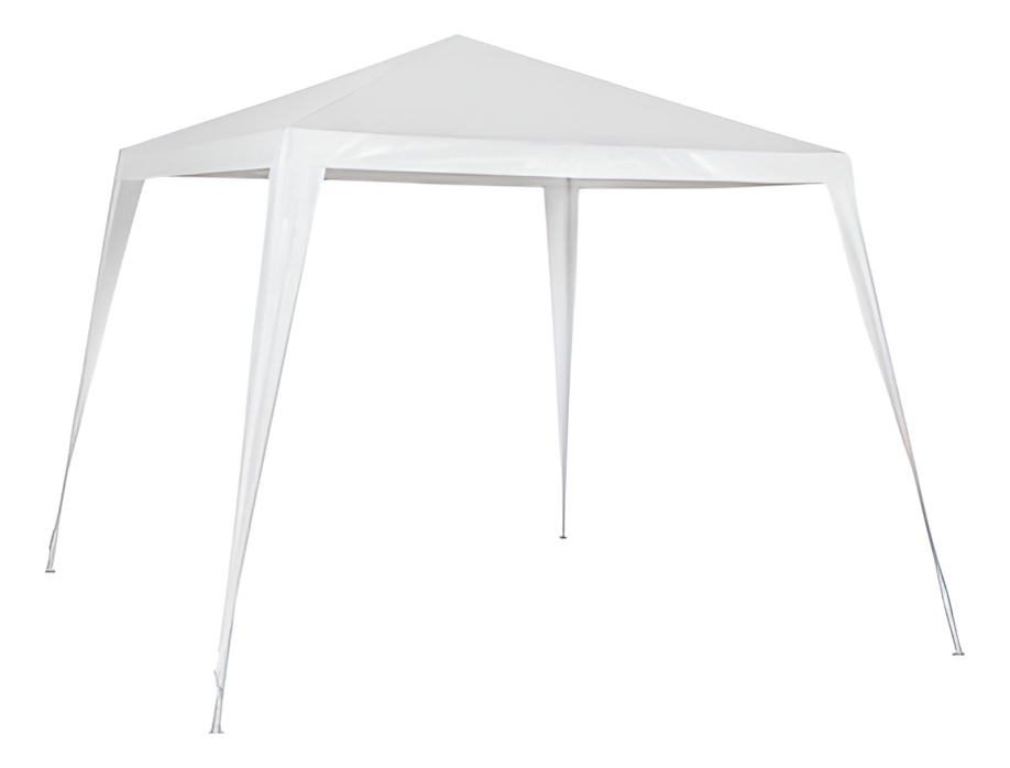 Gazebo Fijo De Pe 300 X 245 Cm Blanco
