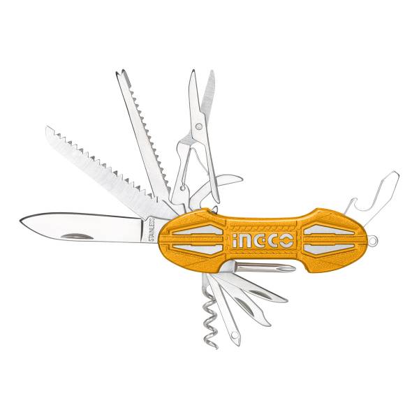 Navaja Multifuncion 15 Multi Herramientas Ingco Hmfk8158