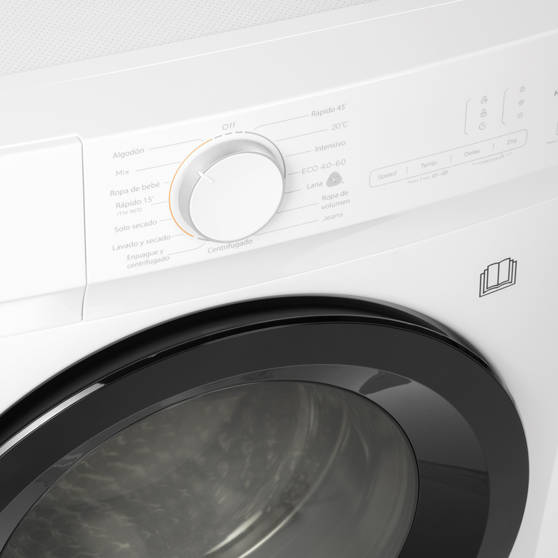 Lavarropas Carga Frontal Inverter 10.5 Kg Smartlife - Imagen 3