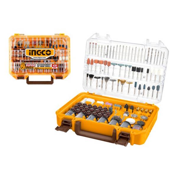 Kit Accesorios Mini Torno 420 Pcs Ingco