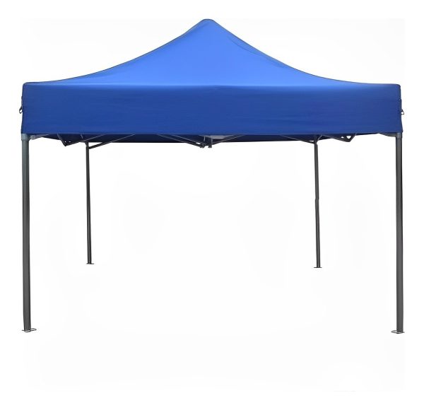 Techo Para Gazebo 3x4.5 Mt Azul Lona Toldo Superior Jardin - Imagen 2