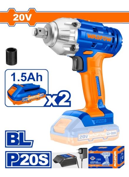 Llave De Impacto 20volt Wadfow Wcd1512 - Imagen 2
