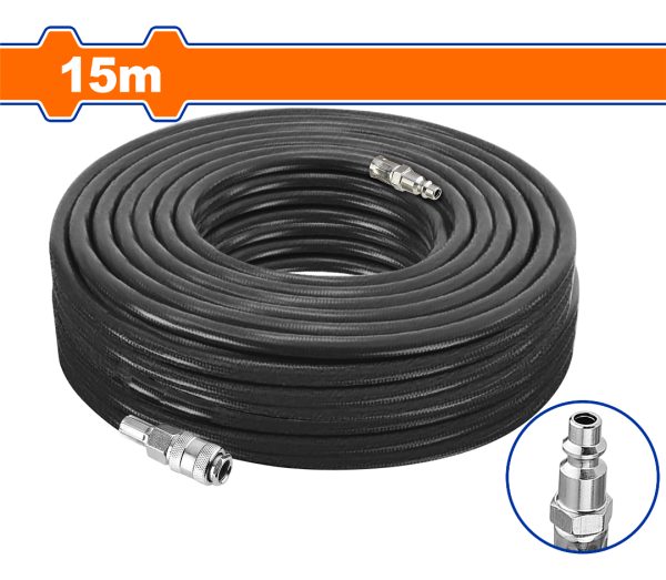 Manguera Goma Para Compresor 15m 1/4 Npt Wadfow Uwqg2e15 Ff - Imagen 2