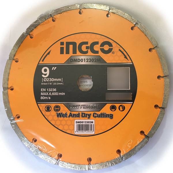 Set 5 Discos 9'' En Lata Pared Segmentado Ingco Dmd012302m