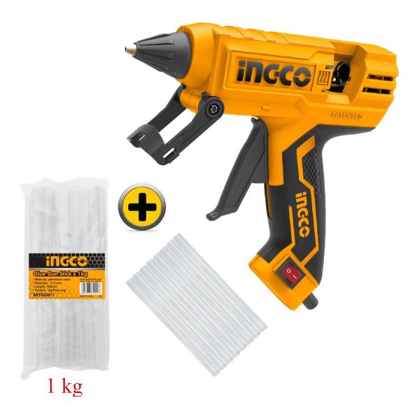 Ff Kit Pistola Indust. Silicona Caliente Ingco 100w+35barras