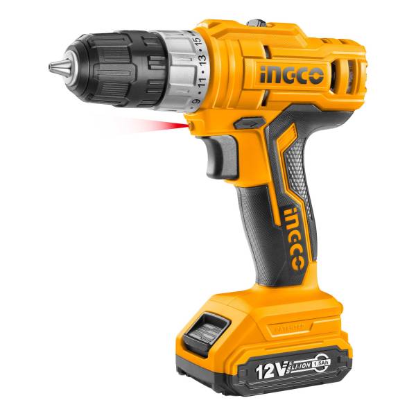 Atornillador Ingco 12 Volt 1 Bat Litio Cdli1221