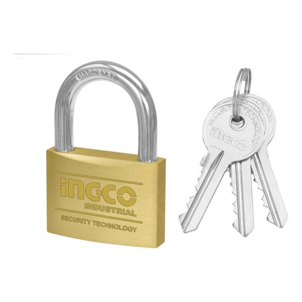 Candado Bronce 70mm Ingco 3 Llaves Dbpl0702