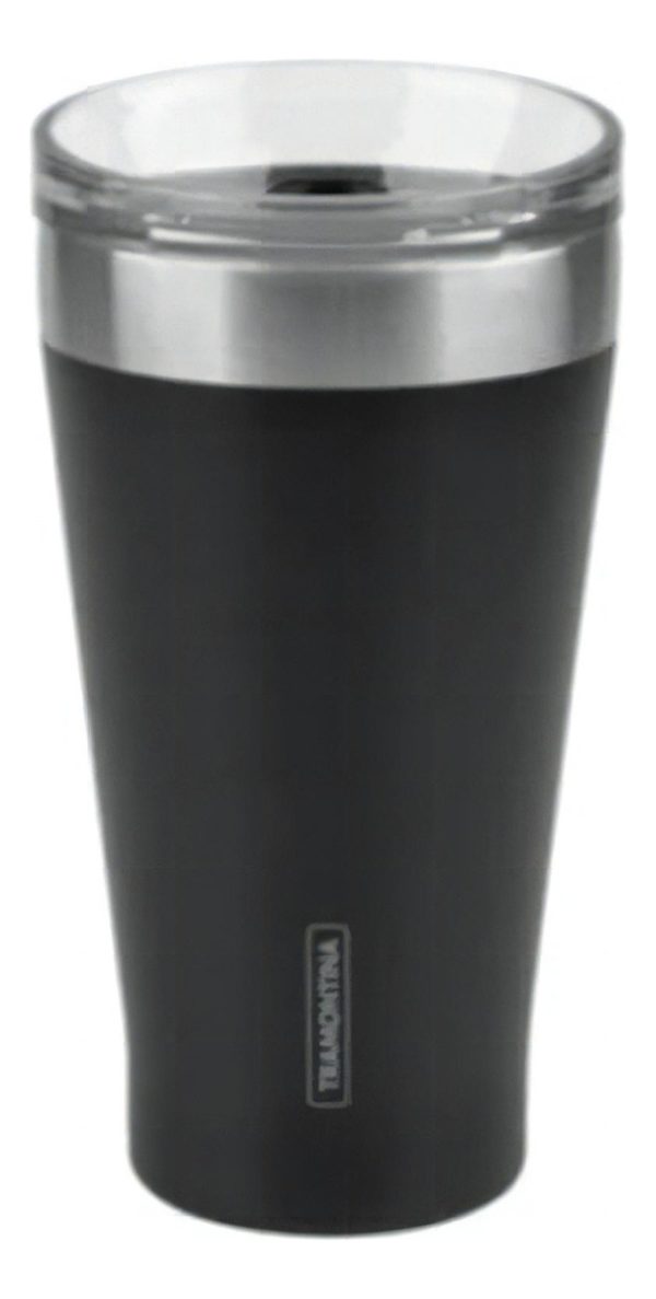 Vaso Térmico Con Tapa 550ml Acero Inox Exata Ne Tramontina C