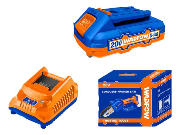 Mini Motosierra A Bateria Wclp552 + Lentes Y Guantes - Imagen 4