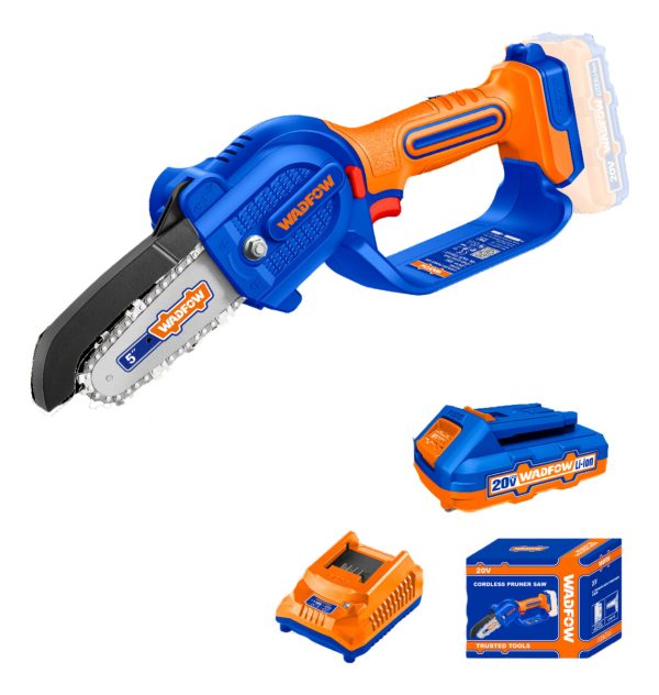 Mini Motosierra A Bateria Wclp552 + Lentes Y Guantes - Imagen 5