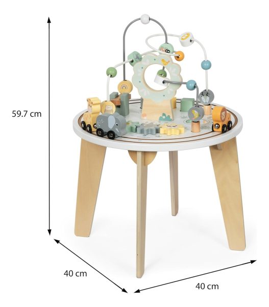 Mesa De Actividades Educativa De Madera Para Niños - Imagen 4