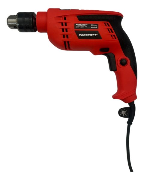 Taladro Percutor 550w 13mm Prescott Rojo - Imagen 4