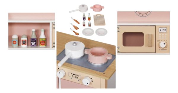 Cocina De Madera De Juguete Montessori - Imagen 2