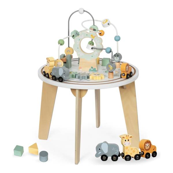 Mesa De Actividades Educativa De Madera Para Niños