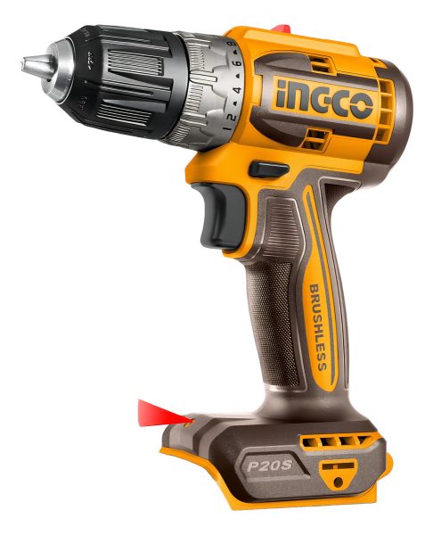 Kit Atornillador De Impacto Inalambrico Brushless + Taladro Inalámbrico Brushless Ingco 20v +2 Baterías + Maletin Uckli20272 - Imagen 2