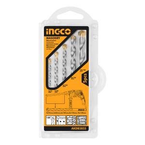 Ff Juego De 5 Mechas Widia Pared Mamposteria Ingco Akdb3055