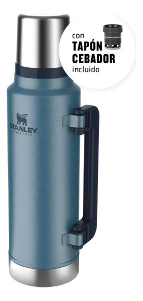 Termo Stanley 1.4 Litros Con Manija Color Azul Lake - Imagen 2