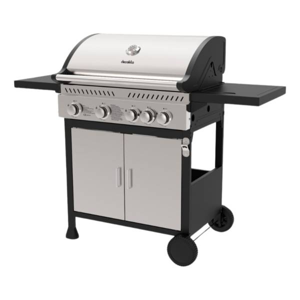 Barbacoa A Gas Patio Jardin Portatil Decakila Kmgs033m
