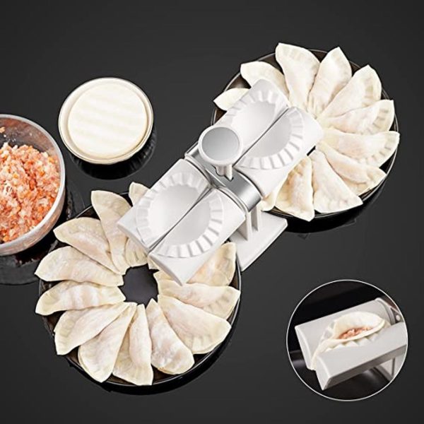 Máquina De Dumplings Empanadas Doble Manual Molde Empanadas - Imagen 6