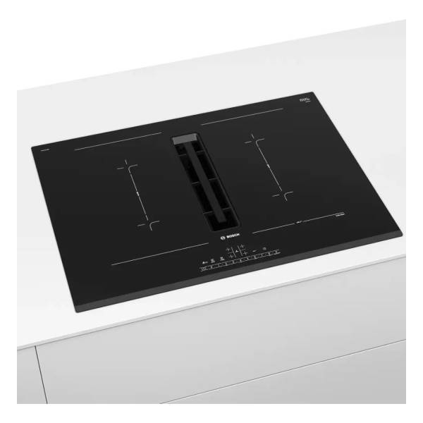 Anafe De Empotrar Induccion Bosch Pvq731f25e Con Extractor Color Negro