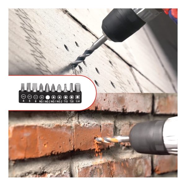 Taladro Atornillador Inalámbrico 12v Emtop Cable Portátil Co - Imagen 4