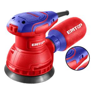 Lijadora Roto Orbital 320 Watts 125 Mm + 5 Lijas - Emtop Col