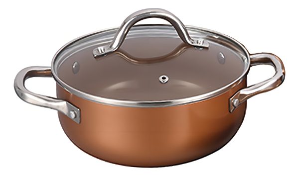 Juego De Bateria Cuori 7p-chef-a 7 Piezas Simil Cobre - Imagen 5