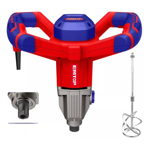 Mixer Batidor Mezclador De Pinturas 1400w Emtop Emxr14001 Ws