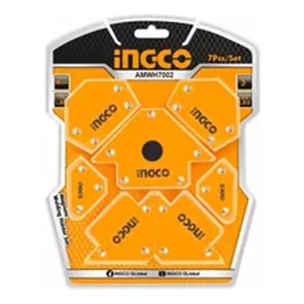 Set X7 Escuadra Magneticas Ingco Amwh7002