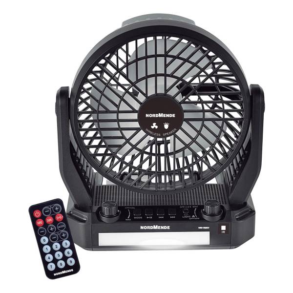 Radio Con Lampara Y Ventilador Solar Nordmende Modelo Nrd-rs