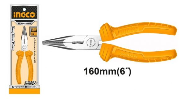 Pinza 6 Punta Fina Ingco Hlnp12160 - Imagen 2