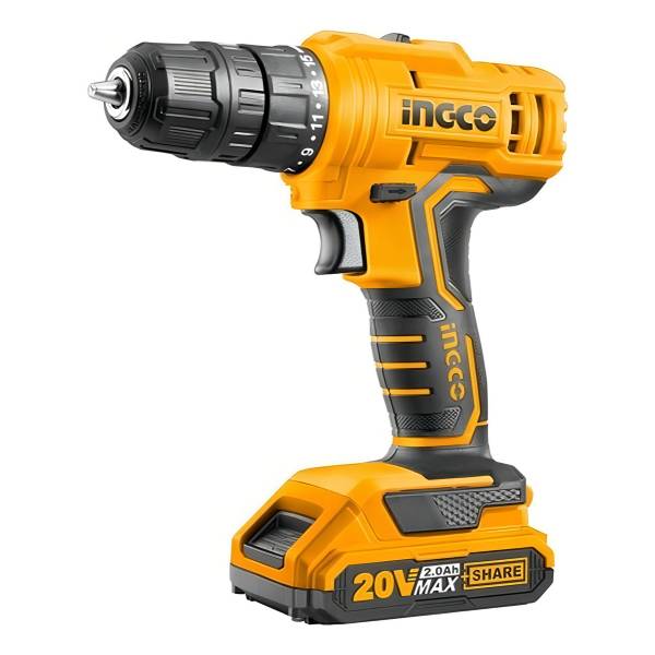 Taladro Inalámbrico 20v Ingco Atornillador Con Batería Y Car