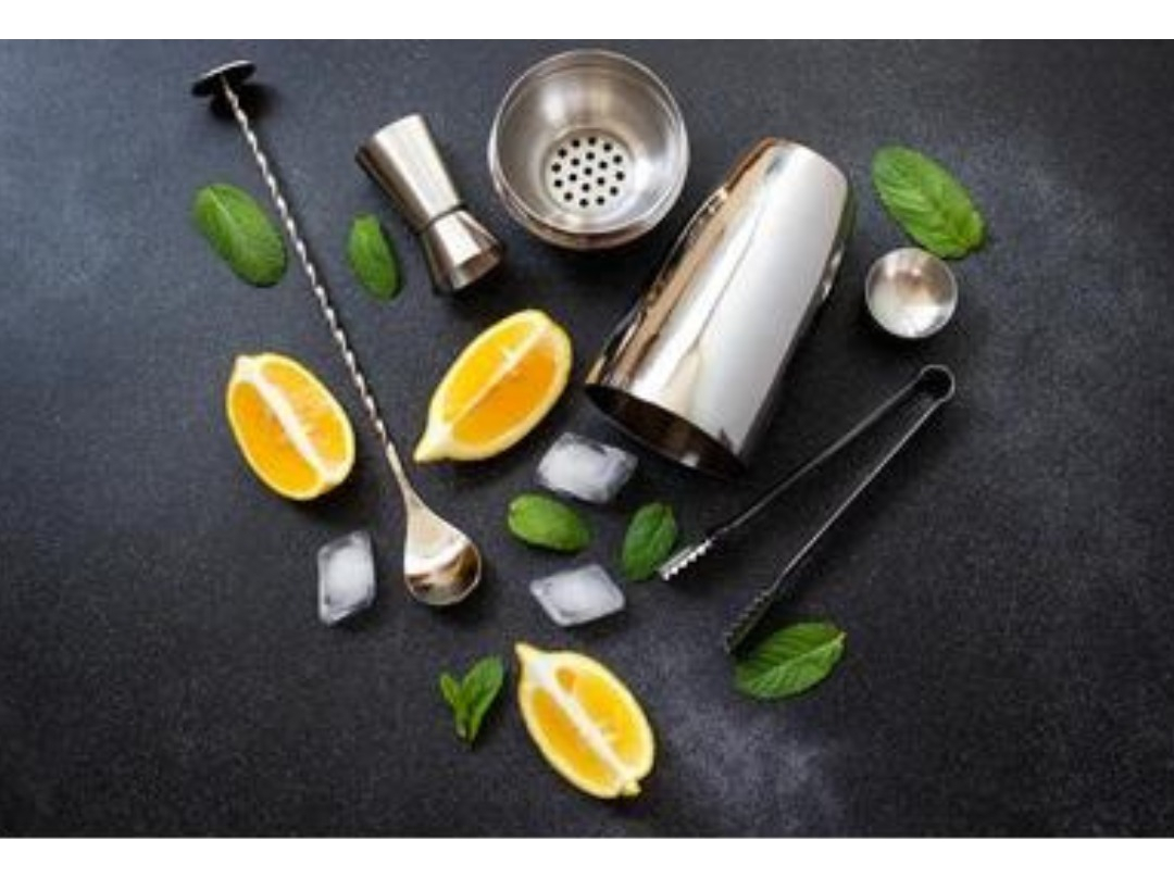 Set Coctelería Cuori Bar 12 Pzs Acero Inoxidable + Soporte C - Imagen 3