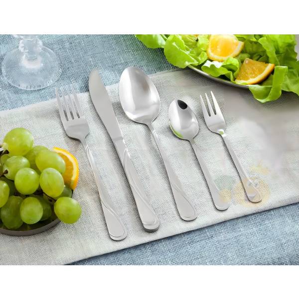 Juego De Cubiertos Cuori 72 Piezas Acero Inox + Maletín Colo - Imagen 4