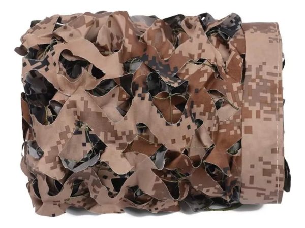 Red Malla Sombra Decoración-camuflaje 3x3 Metros - Imagen 4