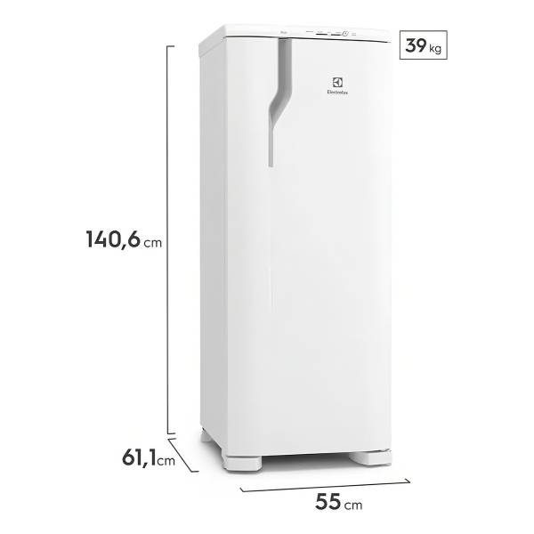 Heladera Refrigerador Electrolux Frio Humedo Re32 240 Litros Color Blanco - Imagen 6