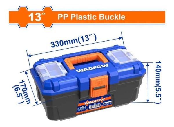 Caja Plastica Porta Herramienta 13 PuLG Wadfow Wtb1313 - Imagen 2