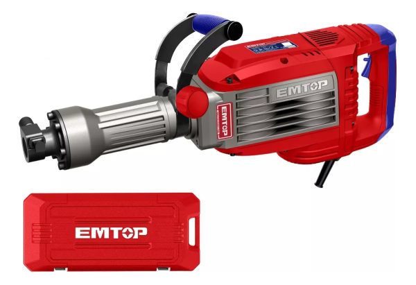 Martillo Demoledor 1700w 50j Enc Hexagonal Emtop Edbrh1703 - Imagen 3