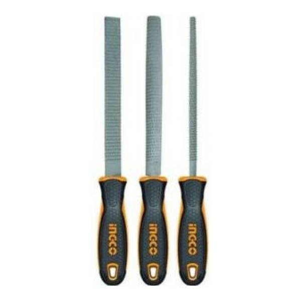 Juego De 3 Limas Escofinas Para Madera Ingco Hktfs0308