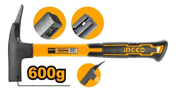 Martillo Techos 600gr Hrh60028 Ingco - Imagen 2