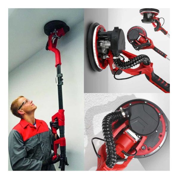Lijadora Pared 1050w Emtop Techo Drywall Aspira Edsd10501 - Imagen 3