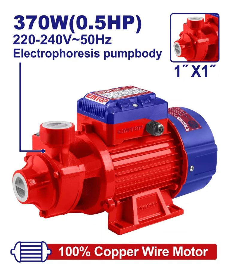 Bomba Periferica 370w 0,5hp 35m Emtop Ewppv03701 - Imagen 3