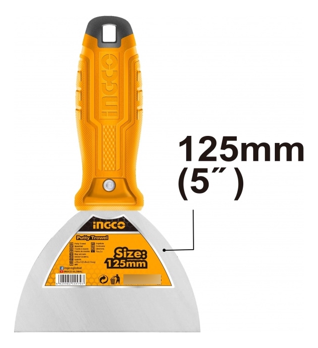 Espatula 5 Mango Amarillo Ingco Hput6860125 - Imagen 2