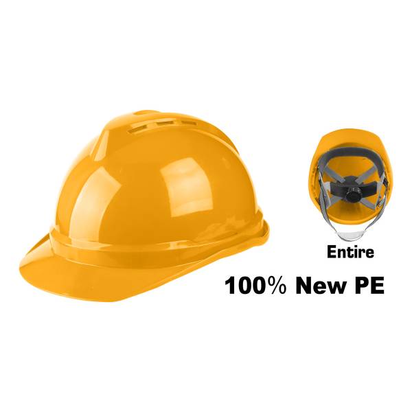 Casco Ingco Seguridad Amarillo Hsh201