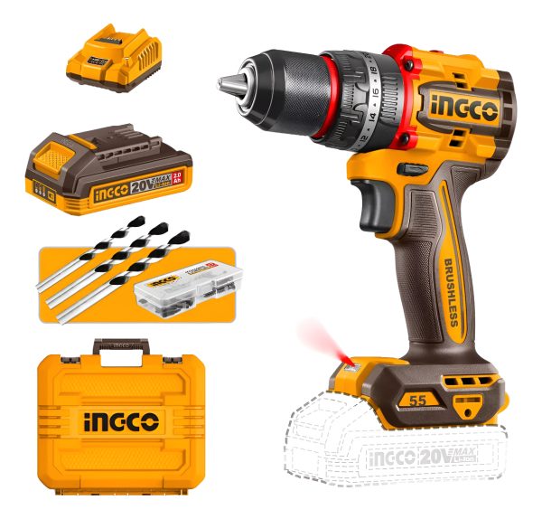 Atornillador Percutor Compact P20s Ingco Cidli20558 - Imagen 2