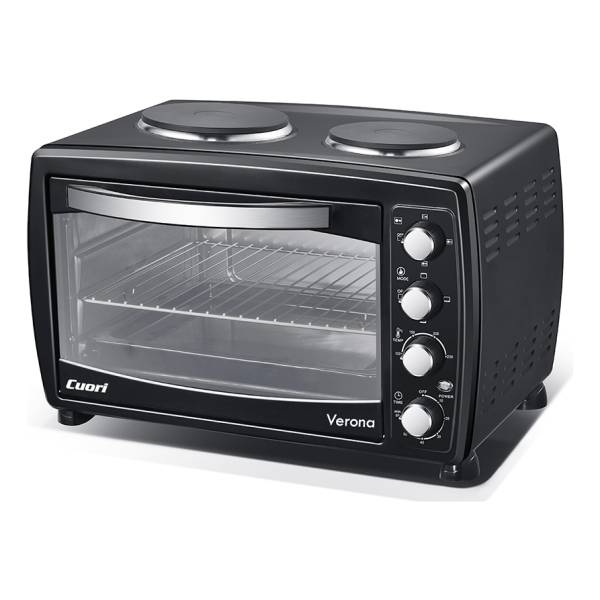 Horno Electrico Con Hornallas Cuori Verona 38 Lts