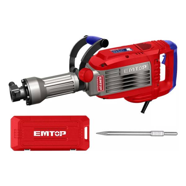 Martillo Demoledor 1700w 50j Enc Hexagonal Emtop Edbrh1703