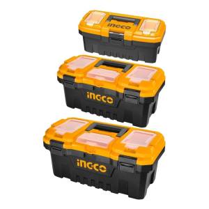 Kit 3 Cajas Valijas Herramientas 14 17 20 Broche Plast Ingco