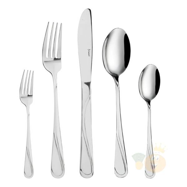 Juego De Cubiertos Cuori 72 Piezas Acero Inox + Maletín Colo - Imagen 5