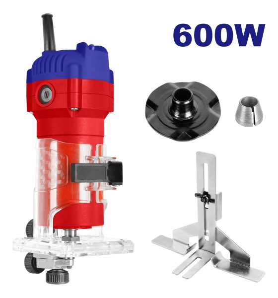 Ruteadora Fresadora 600w Carpintería Emtop - Imagen 2
